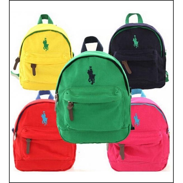 Bag Canvas - Tas Anak - Toddler Polo Canvas Bag Pack