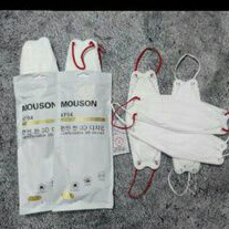 KF94 MOUSON PUTIH TALI SENADA EMBOS 10