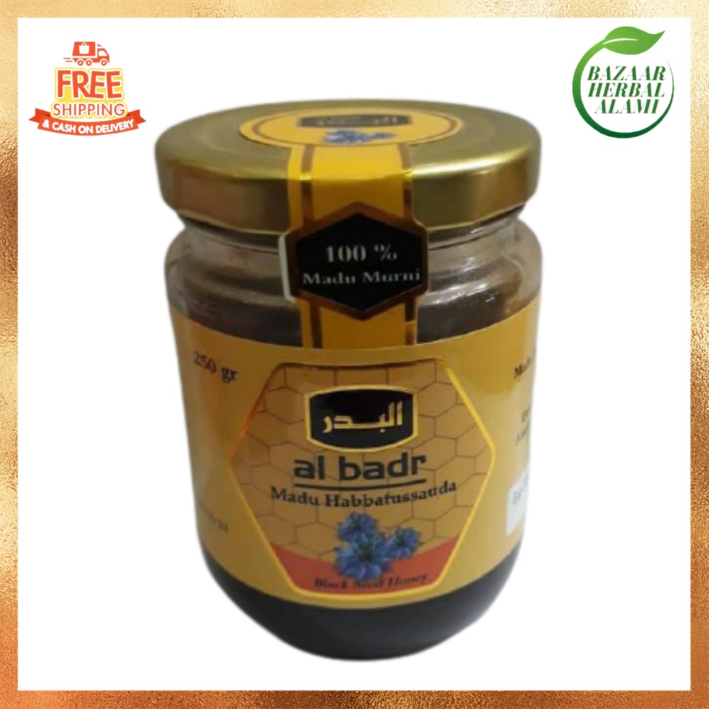

Madu Bunga Habatussauda 250gr Bukan Madu Di Campur Habatussauda