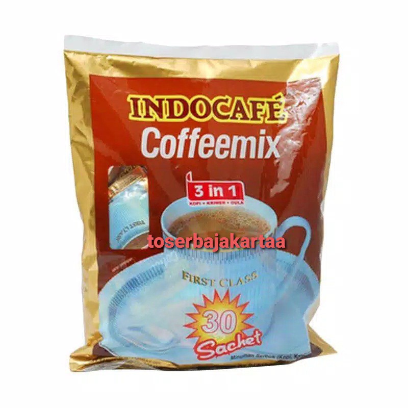 

Indocafe Coffeemix 3 In 1 Bag 20 Gram Isi 30 Sachet