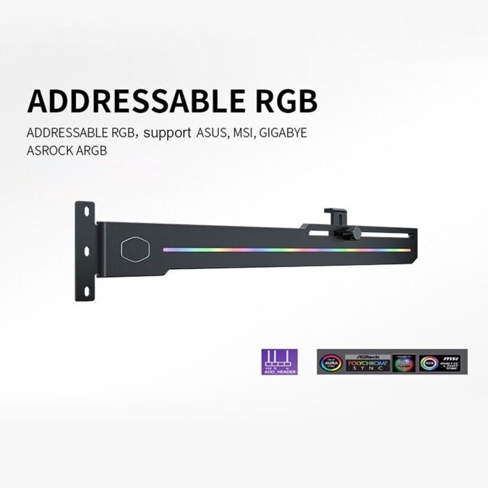 Cooler Master ELV8 VGA Holder - GPU Bracket With ARGB Lighting