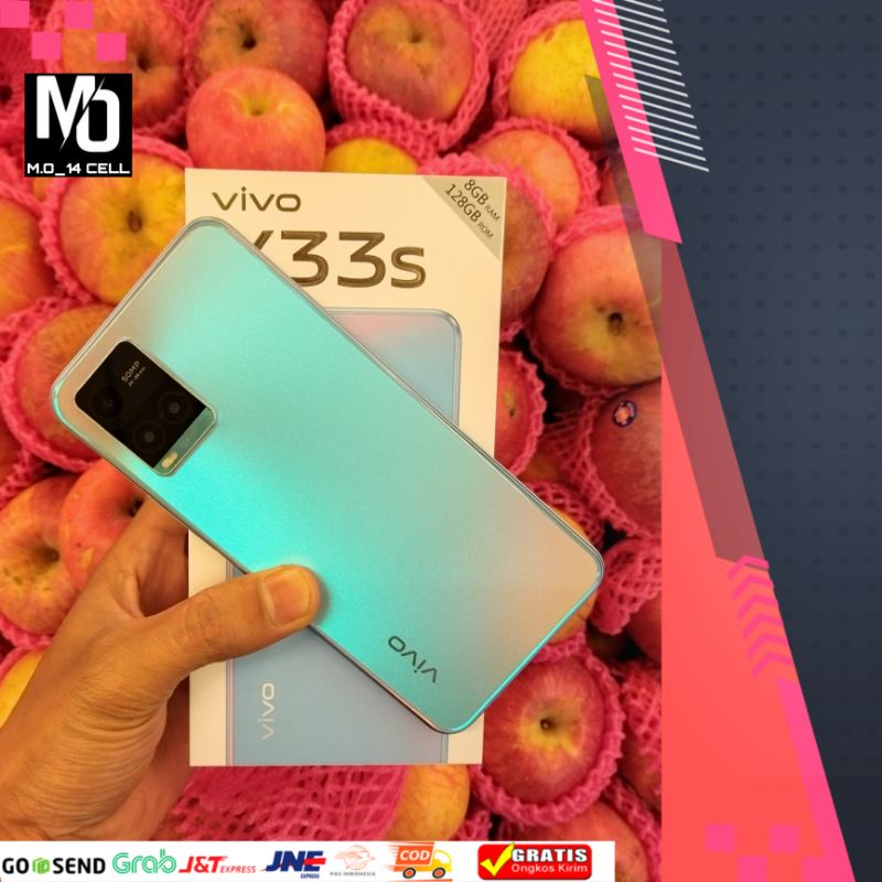 VIVO Y33S RAM 12GB/128GB SECOND LENGKAP MULUS NO MINUS ORIGINAL 100% FULL SETT