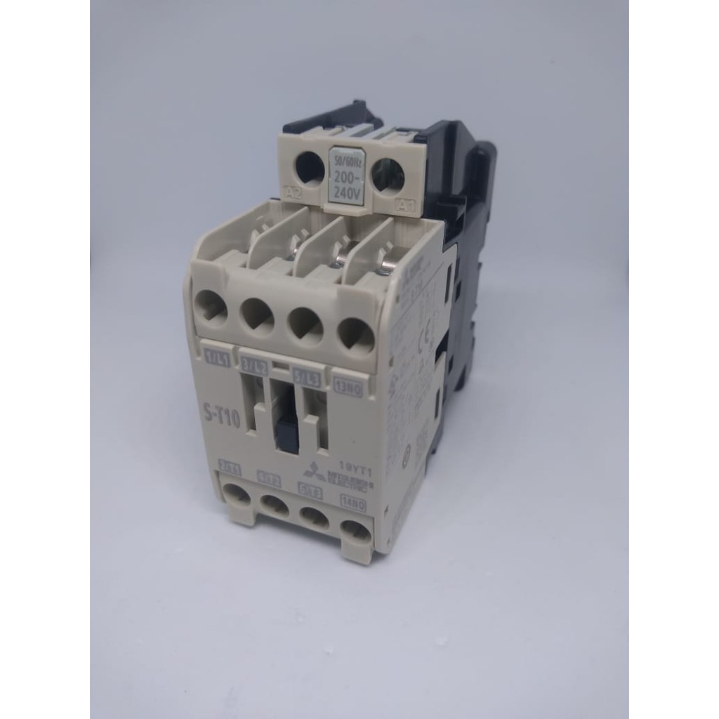 Jual MITSUBISHI CONTACTOR / KONTAKTOR S-T10 20A 200-240V | Shopee Indonesia