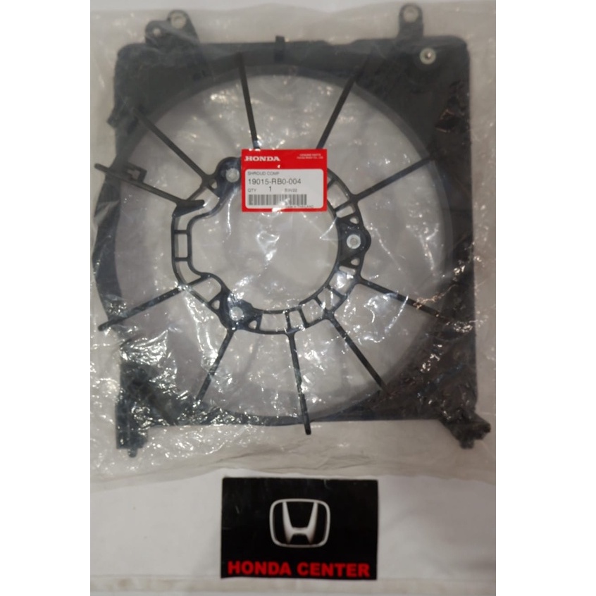 shroud fan rumah kipas sarang kipas radiator freed brio 2014 2015 2017 2019 jazz s rs ge8 2008 2009 2010 2012 2013 2014 2015 city gm2 19015-RB0-004