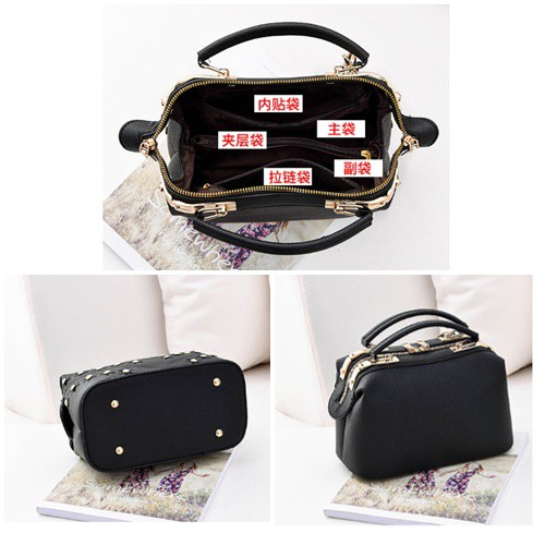 JK U3065 1KG MUAT 2PCS TAS IMPORT FASHION DOCTOR HANDBAG Y108726 Y1098726 E485 T325 G225 P9736