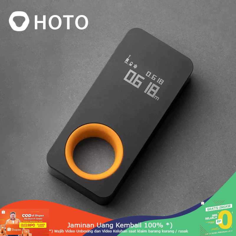 (BISA COD) RVOSTR HOTO Meteran Digital Laser Rangefinder Bluetooth 30M QWCJY0001/SW-HT30