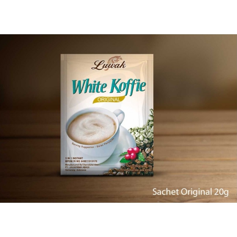 

Luwak white Koffie Original 20g = 10 sachet