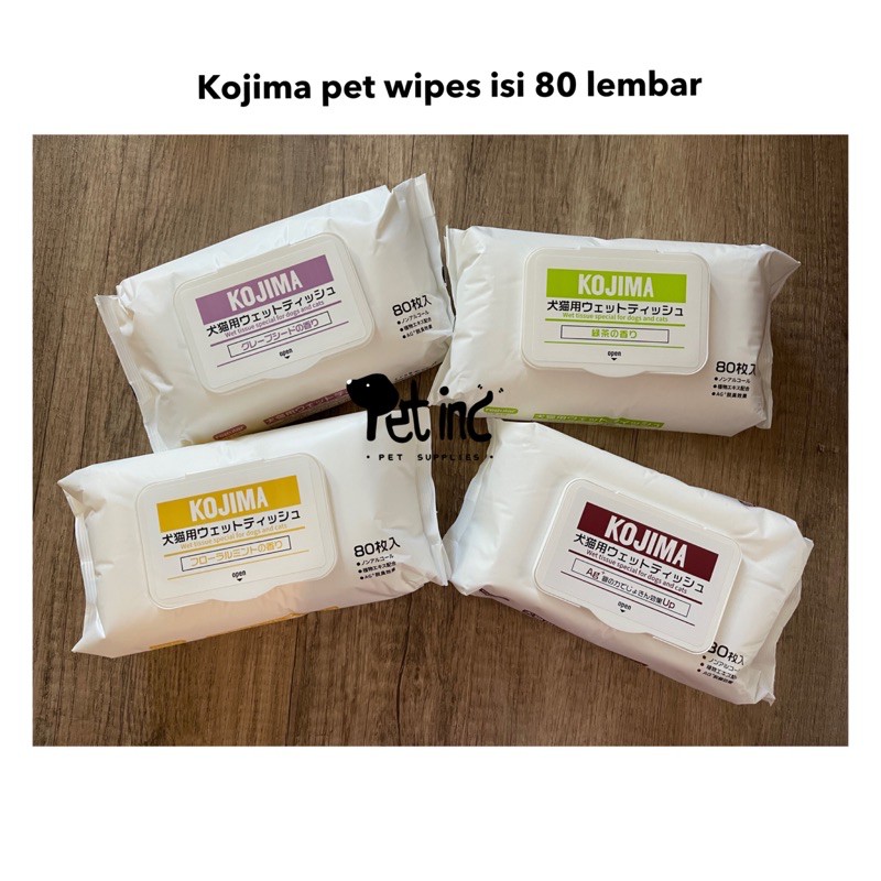 Kojima japan pet wipes isi 80 lembar