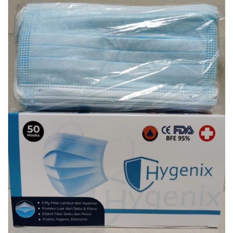 MASKER HYGENIX 3PLAY RESMI