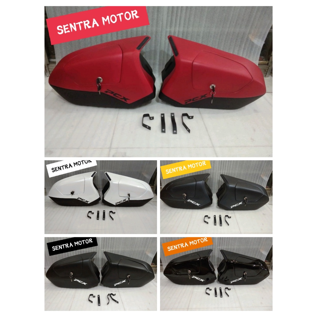 Box Samping PCX New 160 Side Box PCX Terbaru Bahan Fiberglass