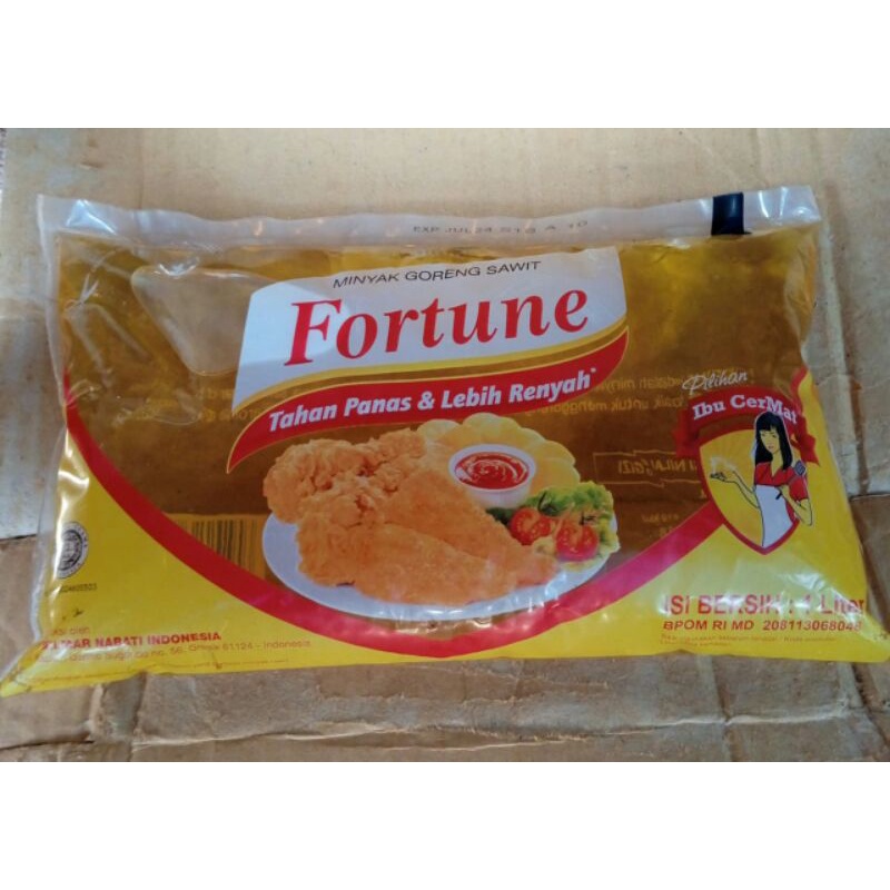 

Minyak Goreng Fortune Bantal 1 Liter