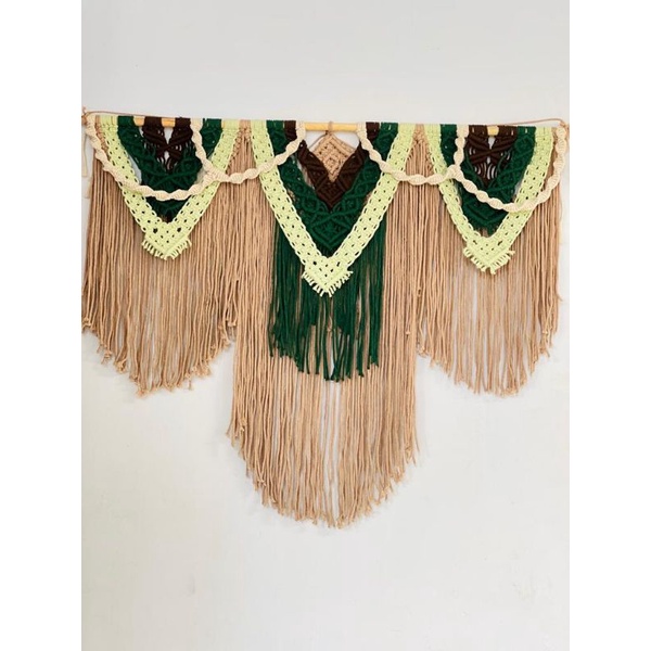 READY STOK) macrame Hiasan dinding maya / macrame wall hanging/ Dekorasi rumah