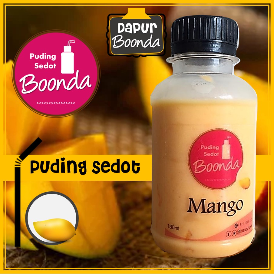 

Puding Silky Sedot MANGO 125ml