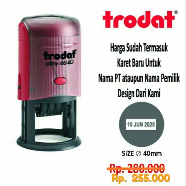 

stempel trodat 46140 size 40mm