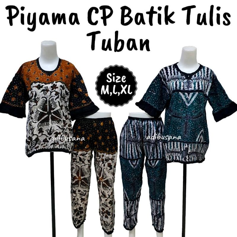 Piyama Babydoll Dewasa CP Batik Tulis Tuban