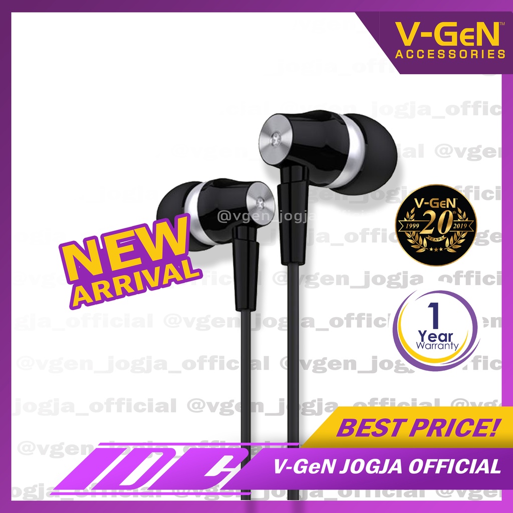 Handsfree V-GeN VEP1-28 Wired Earphone Headset