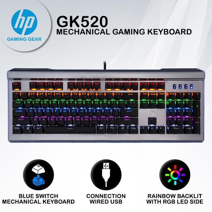 Hp Keyboard Mechanical Gaming Gk520 Promo