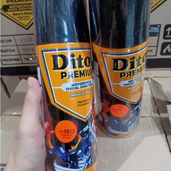 Pilok Pilox Cat Semprot DITON Premium F 9013** Fluorescent Orange Stabilo Orange (400cc)