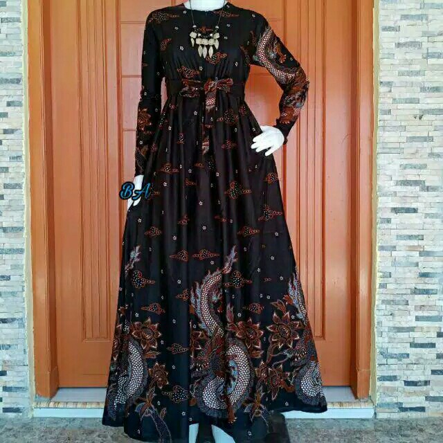 Gamis Batik Motif Terbaru