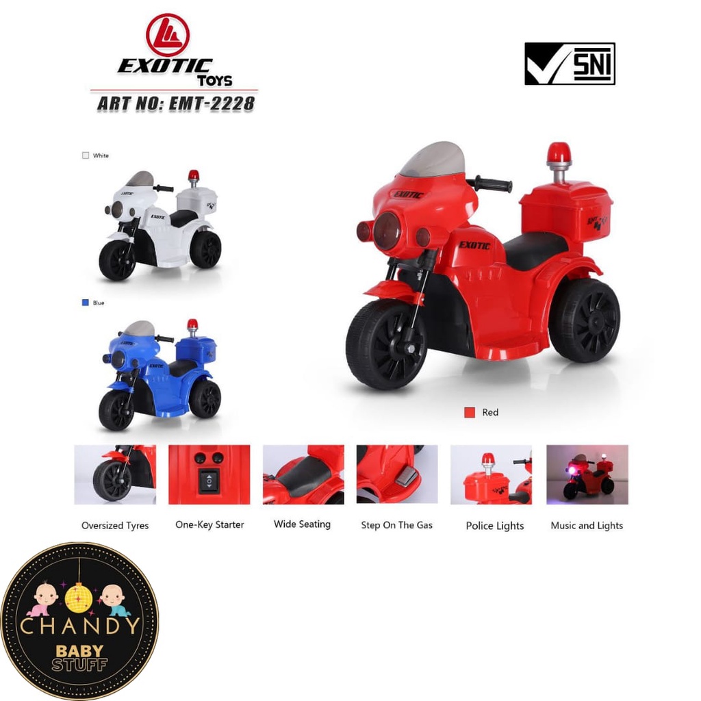 SEPEDA MOTOR AKI ANAK EXOTIC EMT 222