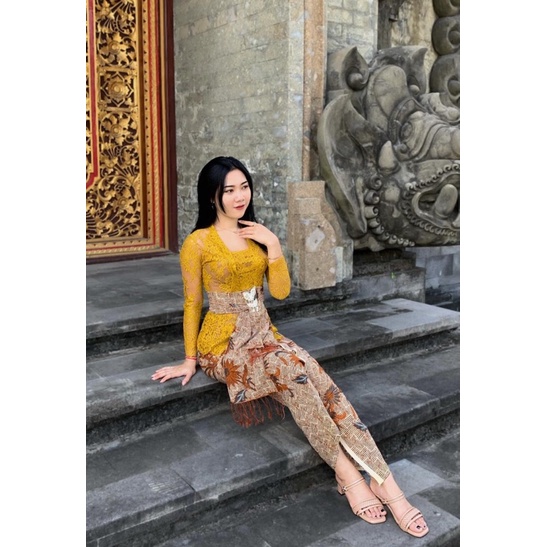 Kamen set selendang (besar) batik sutra paris original | kain batik premium