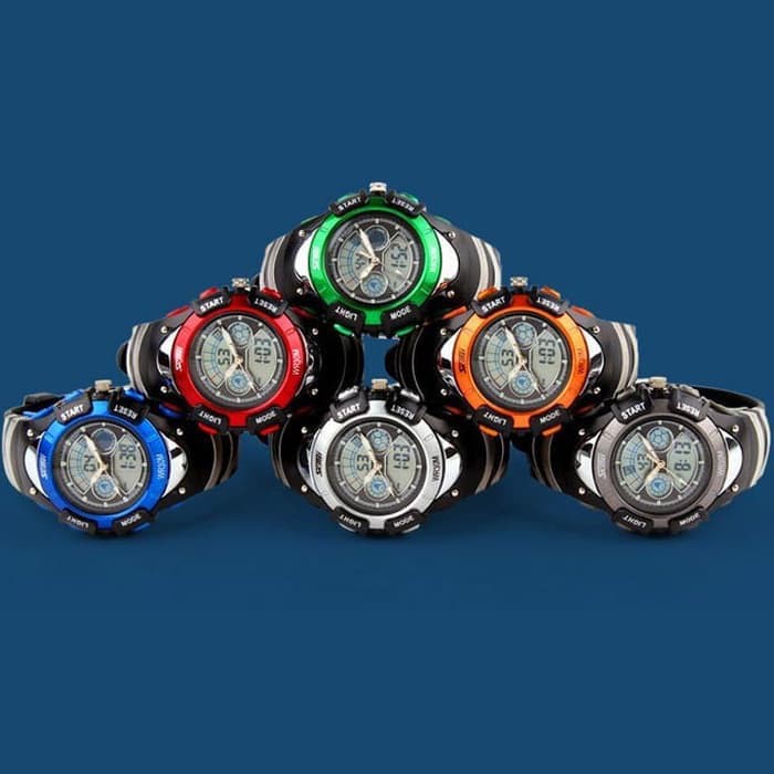 JAM TANGAN SURF SKATE PROMO SW ANAK-ANAK COWOK A998 HITAM ORIGINAL A Diskon