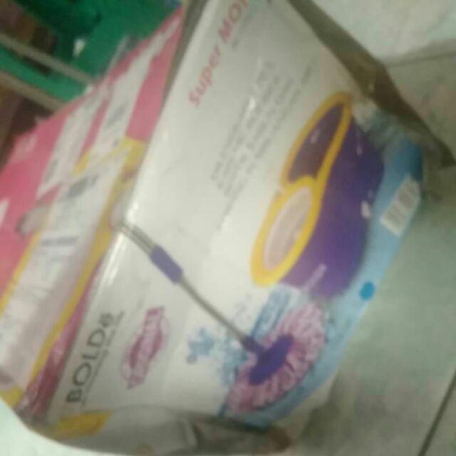 Alat Pel Otomatis Imh Ultra Mop Bolde Color + Botol Sabun + Drainase