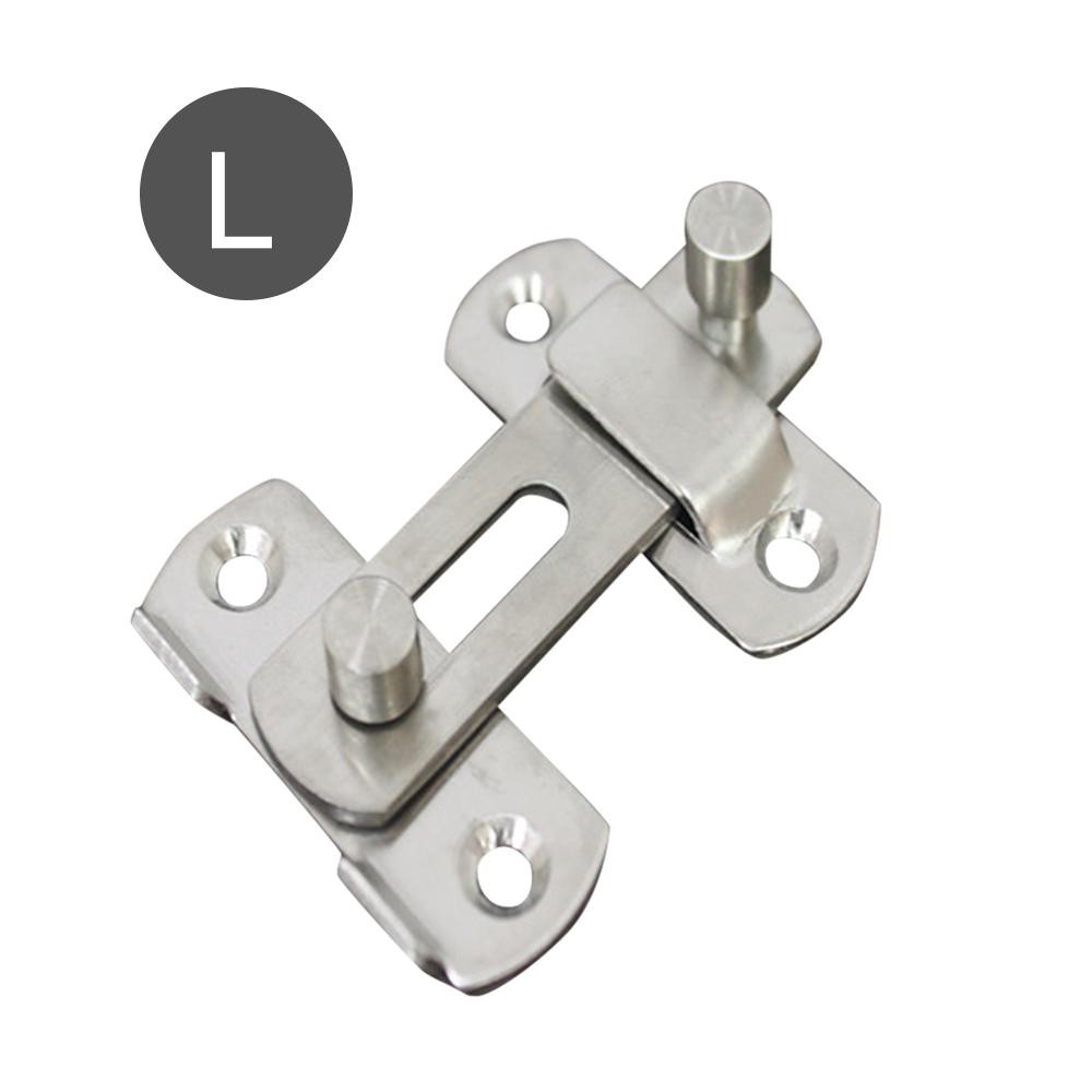 Grendel Kait Besar 4 Inchi Minimalis Stainless Steel -Pengaman Pintu Large Safety Latch