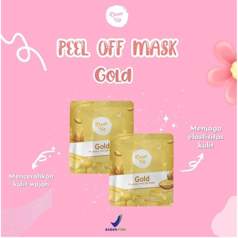 DEAR UP Peel Off Mask Masker Wajah Peel Off Mask ( BPOM) (VH)