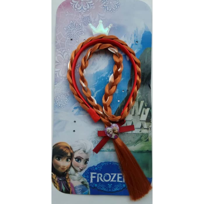 Bando Rambut Kepang Frozen Anna Termurah