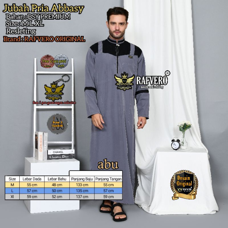 Jubah Pria Abbasy ORIGINAL RAFVERO - Jubah Pria - Jubah Pria Terbaru