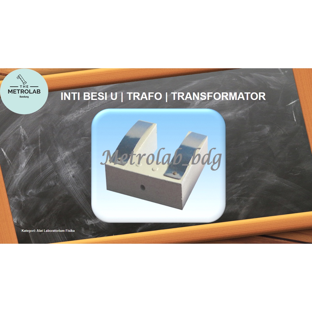 Inti Besi U uk. 69 x 64 x 19 mm | Percobaan trafo-generator-motor listrik