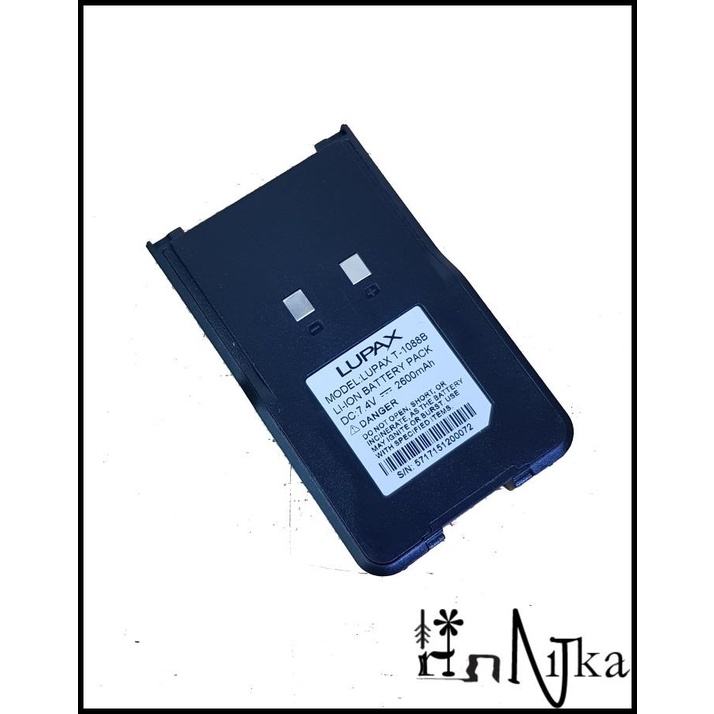 Baterai Ht Lupax T-1088 Ori Baru Handie Talkie Battery T1088 T-1088B