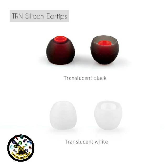 Silicon Eartips TRN untuk TRN,KZ,Blon BL3,Faaeal,QKZ,CCA - sepasang