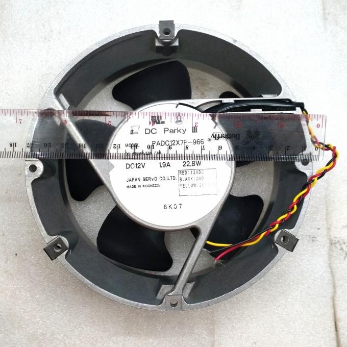 fan kipas dc 12 v/ 1.9 a/ kipas dc 17.cm 12 v/1.9 a bulat