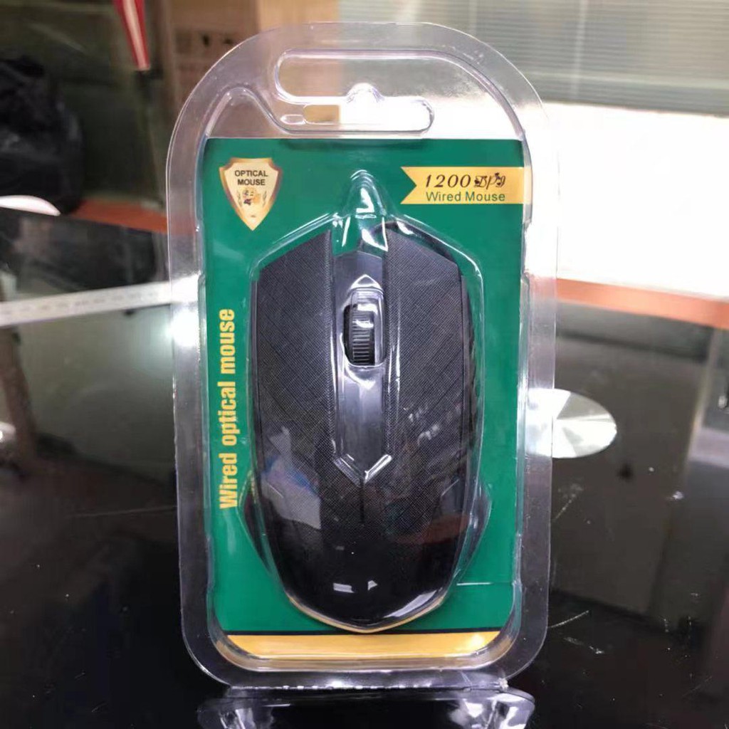 Wired Optical Mouse Kabel USB PC Laptop