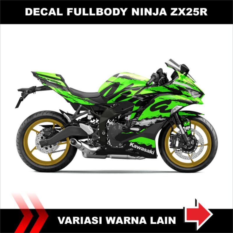 Decal Sticker Ninja zx25r full body