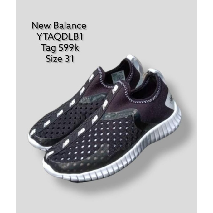 SEPATU SLIP ON NEW BALANCE KIDS YTAQDLB1 SIZE 31