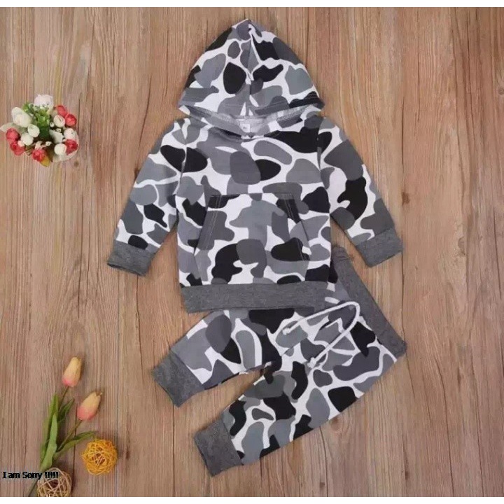 COD-SETELAN ANAK HOODIE LORENG 1-5 TAHUN SETELAN HOODIE ANAK KEKINIAN SETELAN HOODIE ANAK TERBARU SE