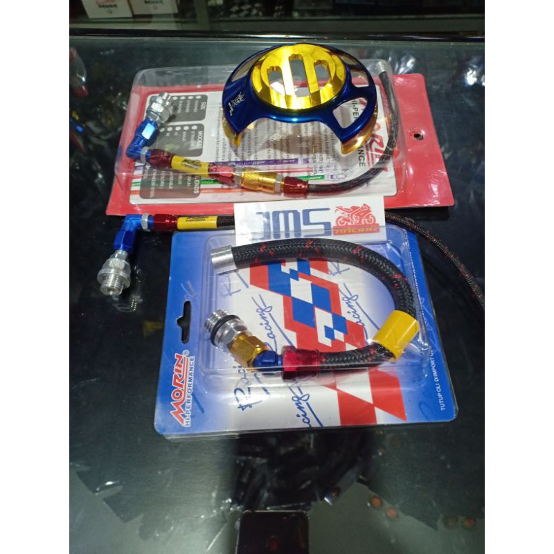 tutup selang oli mesin tutup oli selang garden morin tutup kipas twotone honda dan yamaha paket 1set