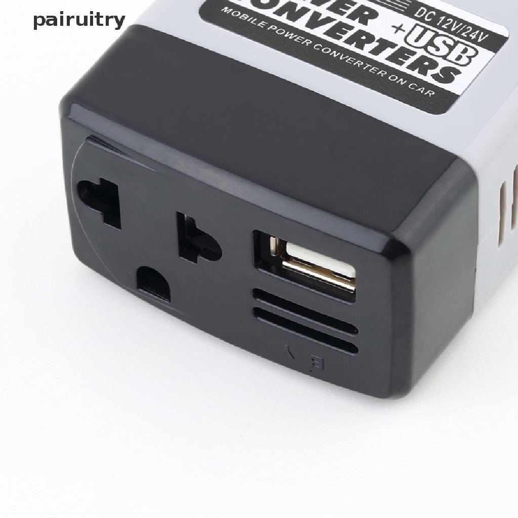 Prt Adapter Converter Power DC 12V / 24V Ke AC 220V + USB PRT Untuk Mobil