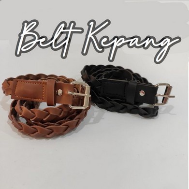 ✅ Bisa COD Ikat Pinggang Wanita Gesper Belt Rajut Kepang Tali Pinggang Wanita Belt kekinian