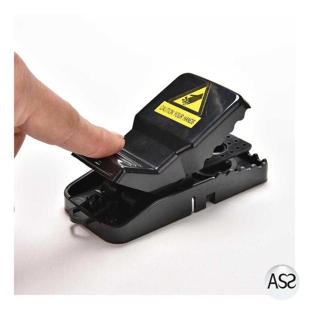 ASS Shop - MENGXIANG Jebakan Perangkap Tikus Black Cat Mouse Trap 2 PCS - JB56