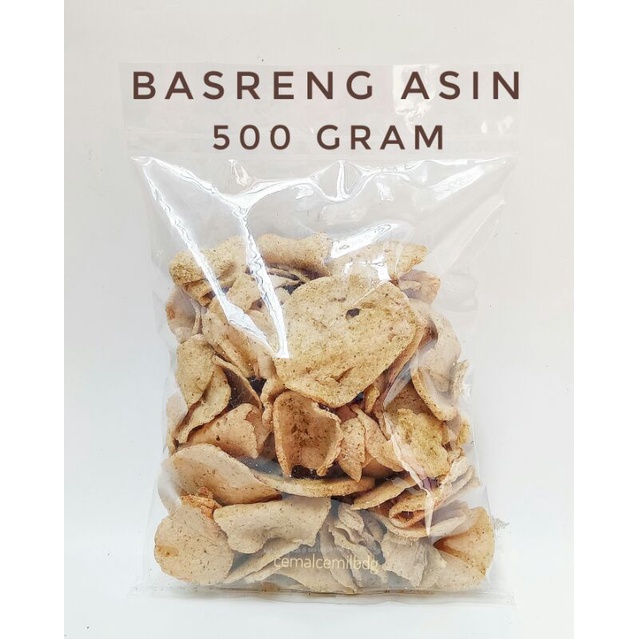 

CCB KERIPIK BASRENG ASIN 500 GRAM BASRENG KERING BANDUNG ASLI