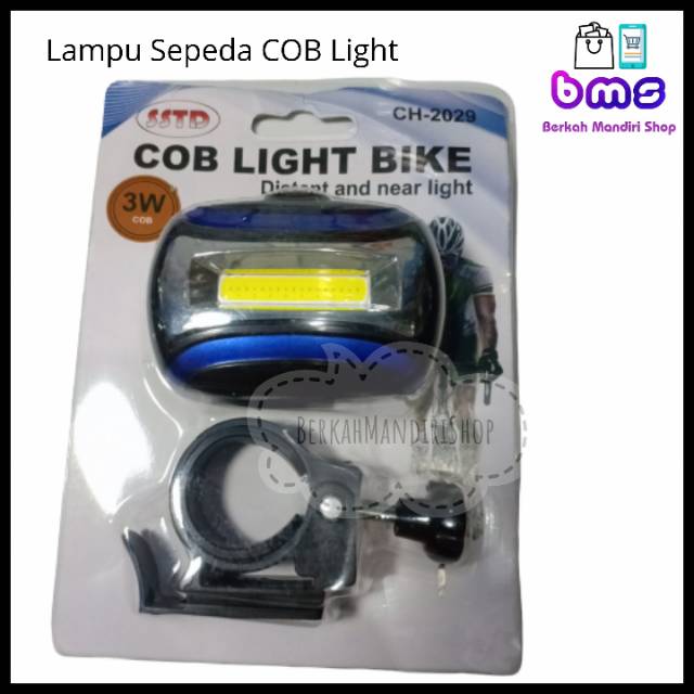 Lampu Sepeda COB LIGHT 3W Dengan 3 Mode Cahaya