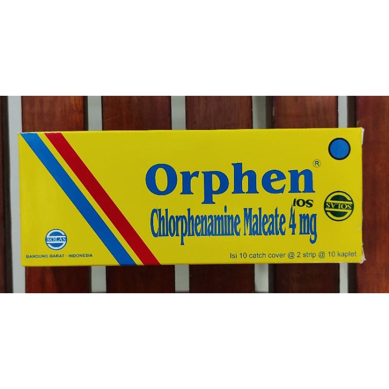 Orphen 200 Tablet / Obat Alergi / Gatal-Gatal