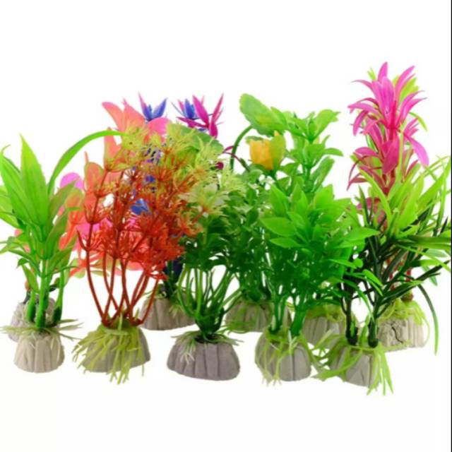 Tanaman Plastik Akuarium