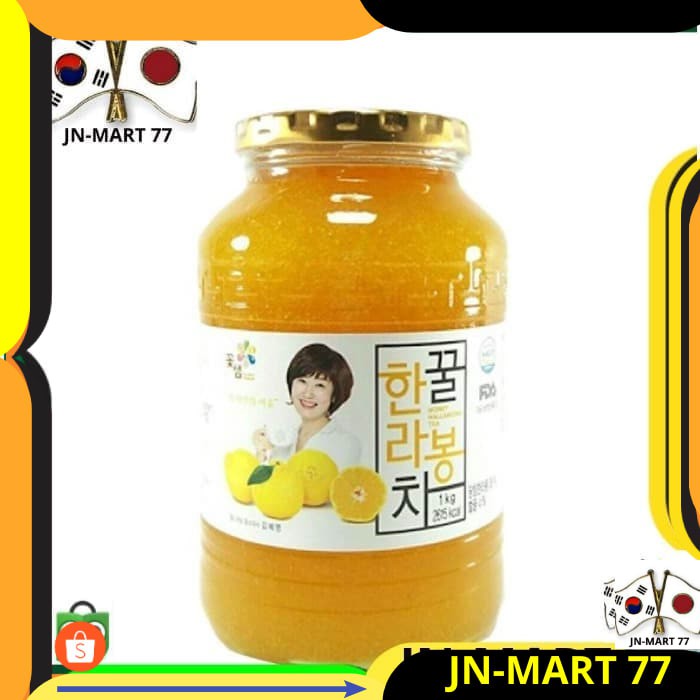 

MAKANAN KOREA/KOREAN FOOD/MINUMAN KOREA/KOREAN DRINK HONEY HALLABONG TEA 1 KG-TEH MADU IMPORT ORI