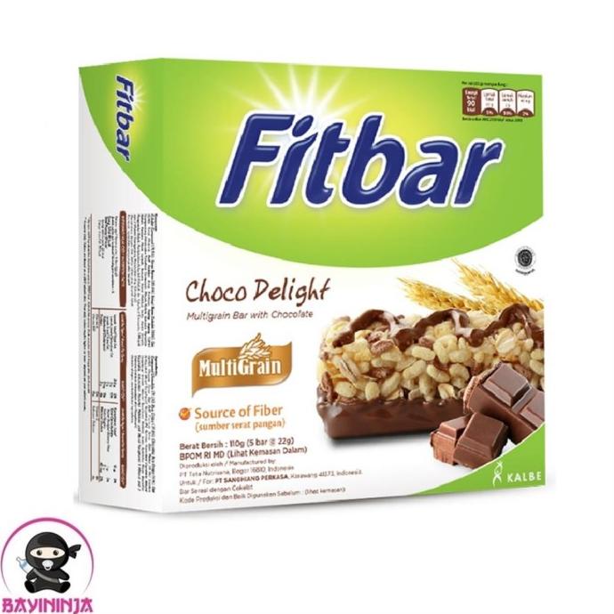 

COD FITBAR Multigrain Chocolate Coklat 5 x 24 g