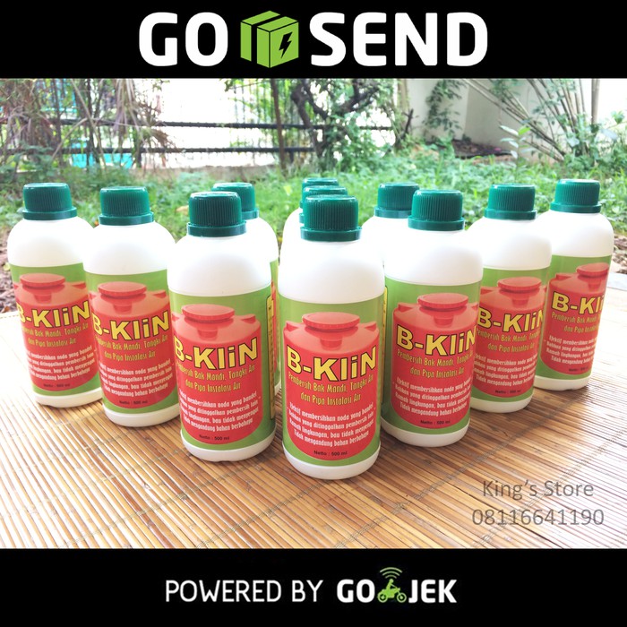Jual Klin, Bklin, B-Klin, B Klin (Pembersih Toren, Pralon, Tangki / Tandon) Murah